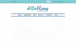 Desktop Screenshot of dwellinganddesign.com